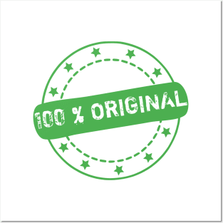 100 % Original Stamp Icon Posters and Art